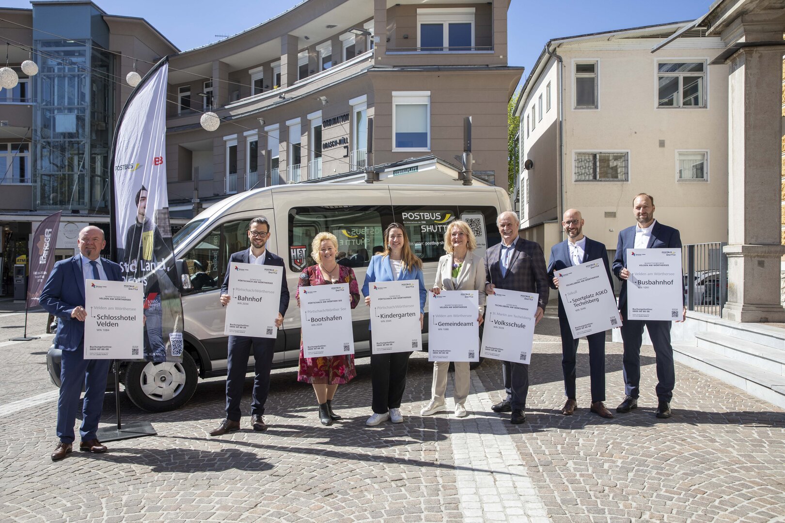 Präsentation des neuen Postbus-Shuttles