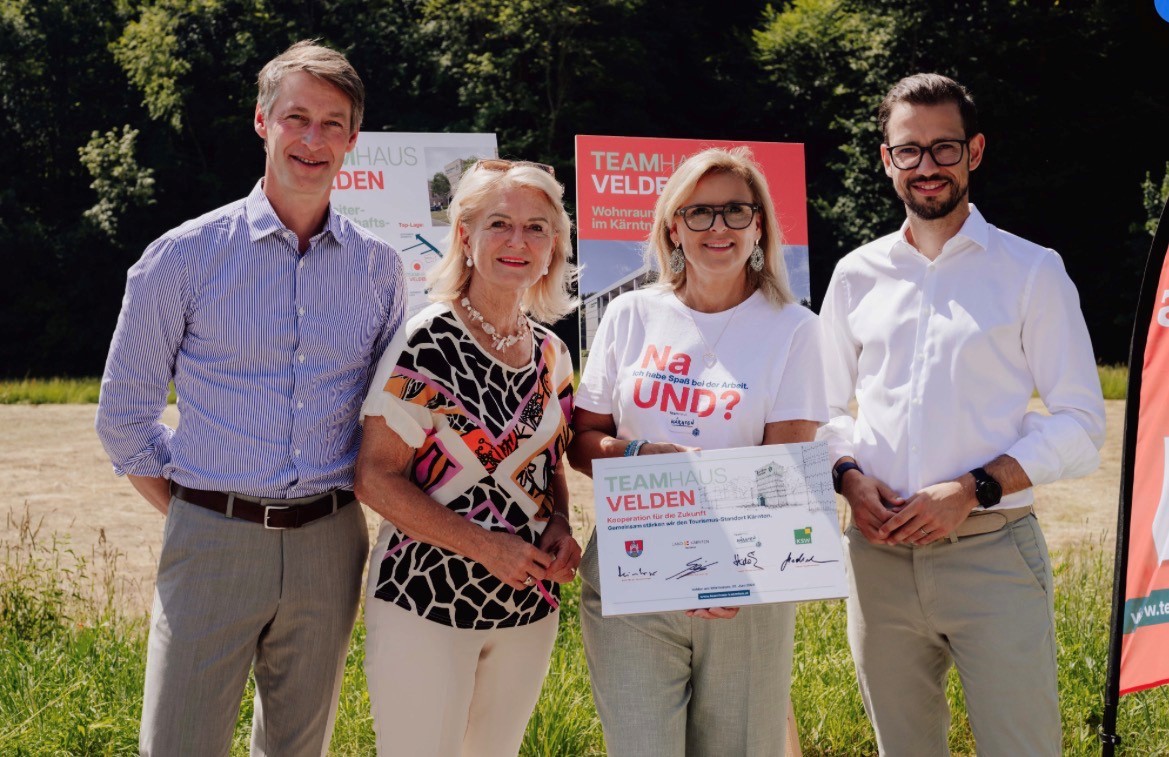 Dr. Florian Stadtschreiber, Dr. Margit Heissenberger, Mag. Heide Pichler-Herritsch und Landesrat Mag. Sebastian Schuschnig